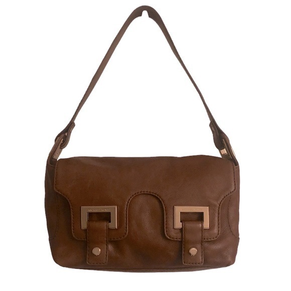 MICHAEL KORS BROWN TAN SHOULDER BAG - Picture 1 of 14